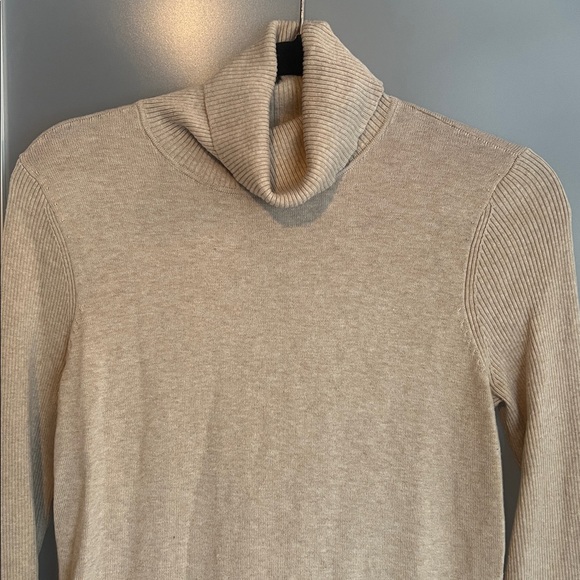 J McLaughlin cotton blend dress turtleneck pockets S - Picture 2 of 10